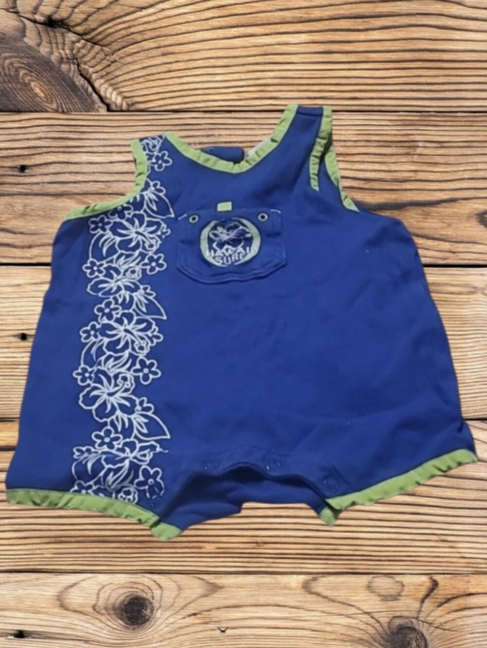 LITTLE BOY'S BABY CONNECTION HAWAII SURF ONESIE